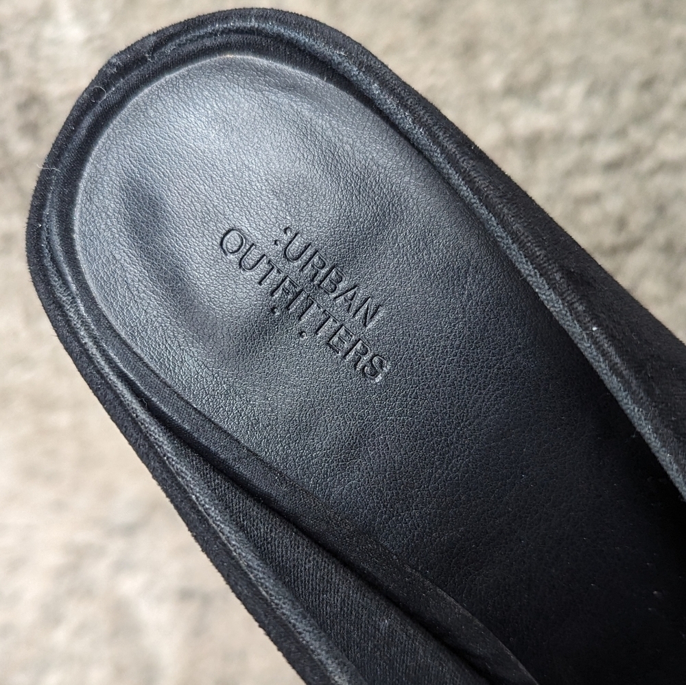 Urban Outfitters Marta Mule Heels Black Women's 9 - Picture 11 of 14